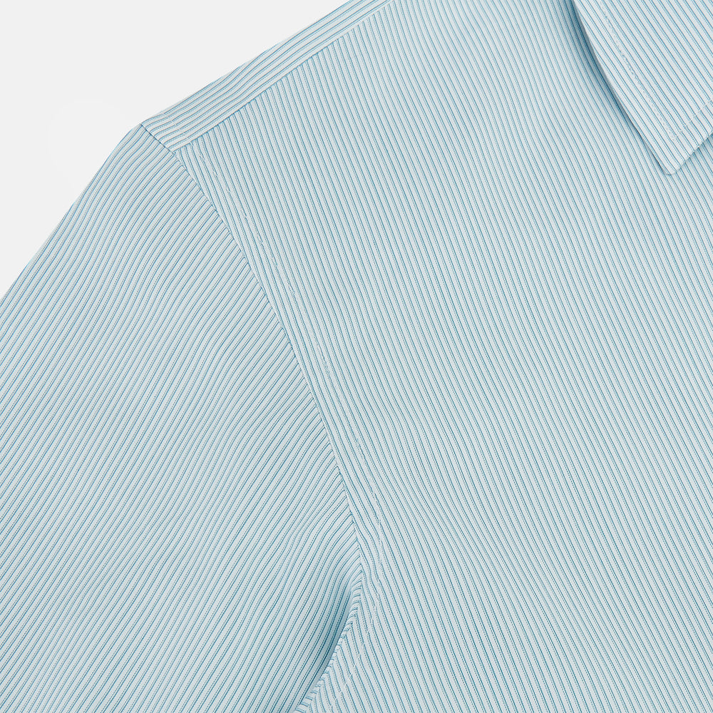Turquoise Ripple Double Pinstripe Westminster Shirt 17
