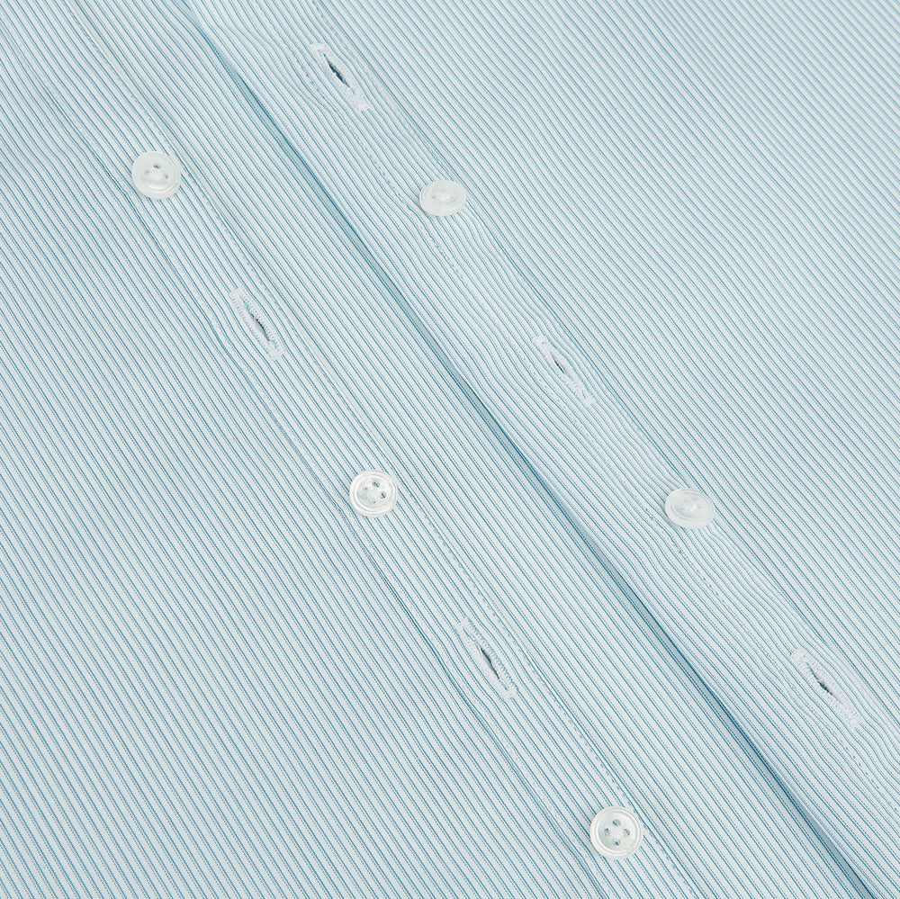 Turquoise Ripple Double Pinstripe Westminster Shirt 17