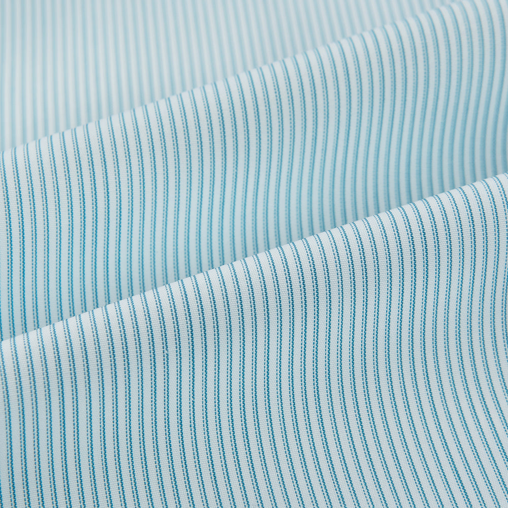 Turquoise Ripple Double Pinstripe Westminster Shirt 17