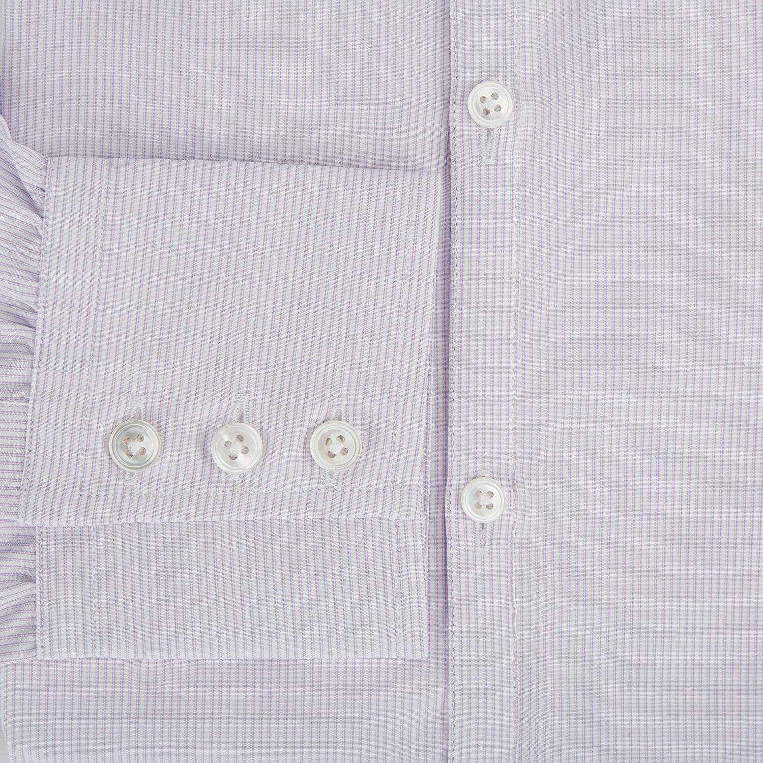 View 4 of product Pale Pink Ripple Double Pinstripe Westminster Shirt 16.5