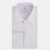 View 5 of product Pale Pink Ripple Double Pinstripe Westminster Shirt 16.5