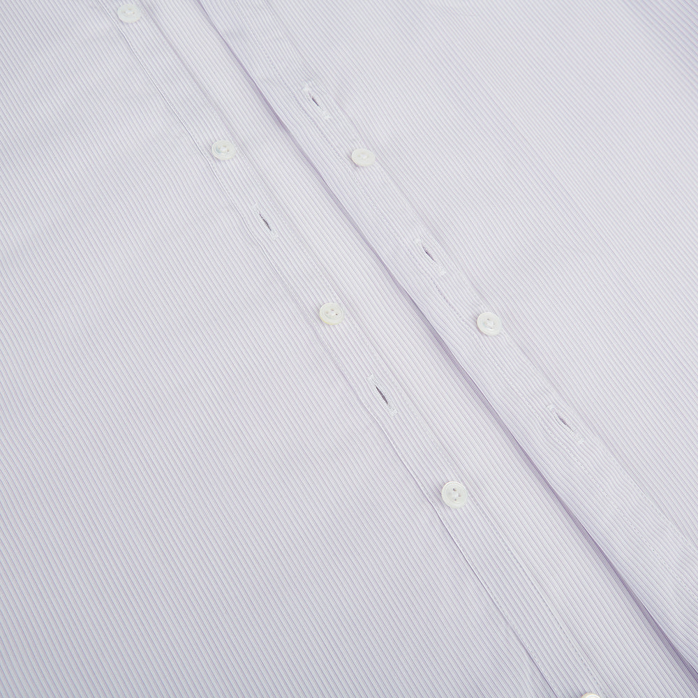 Pale Pink Ripple Double Pinstripe Westminster Shirt 16.5