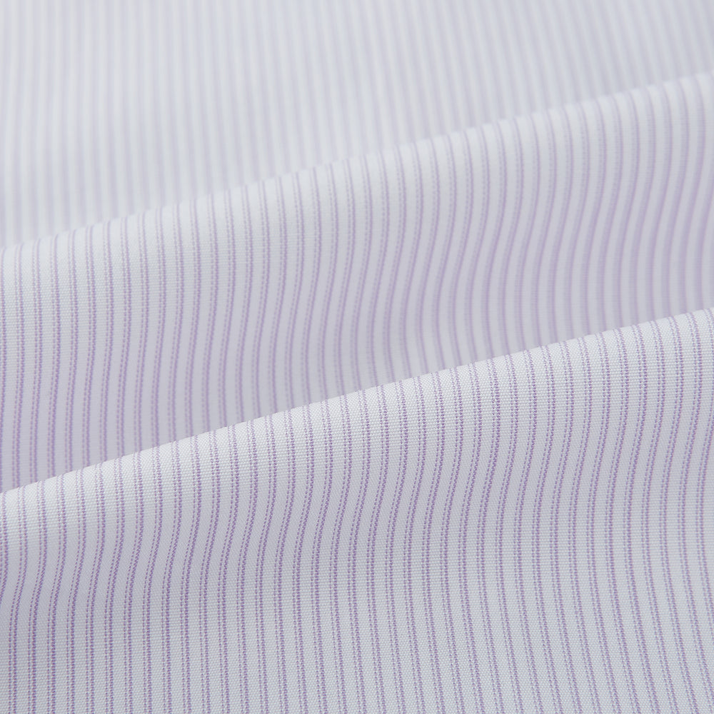 Pale Pink Ripple Double Pinstripe Westminster Shirt 16.5