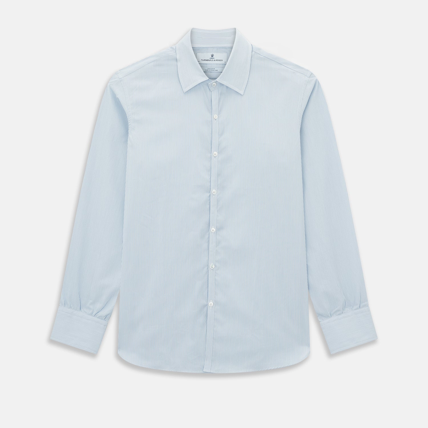 View 1 of product Colony Blue Ripple Double Pinstripe Westminster Shirt 15.5