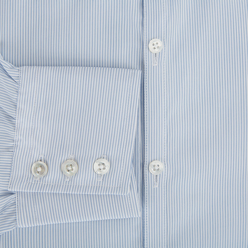 Colony Blue Ripple Double Pinstripe Westminster Shirt 15.5