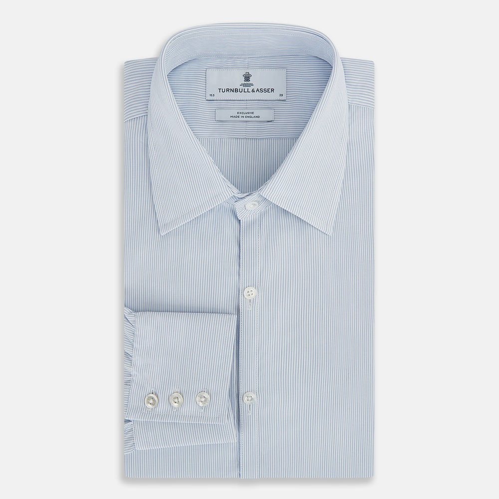 Colony Blue Ripple Double Pinstripe Westminster Shirt 15.5