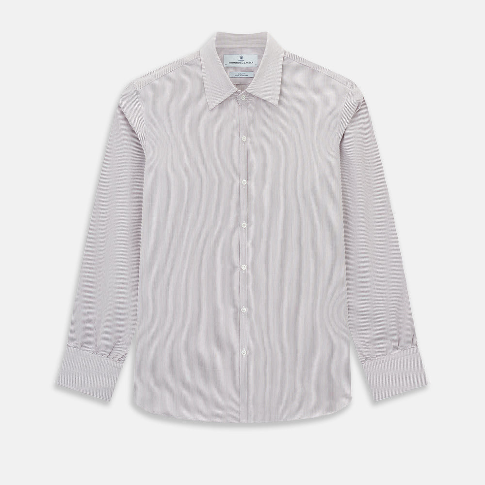 Burgundy Ripple Double Pinstripe Westminster Shirt 15