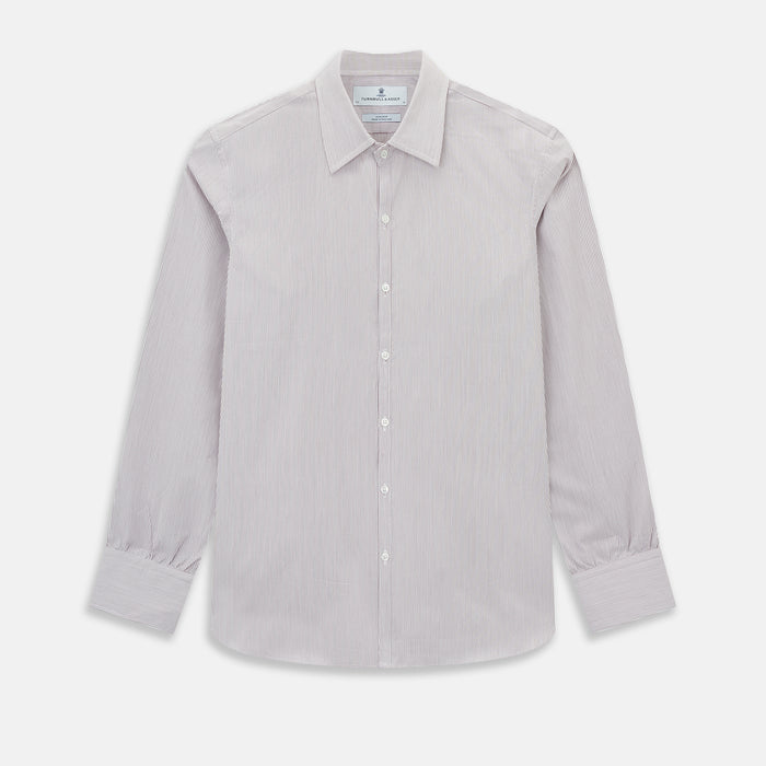 Burgundy Ripple Double Pinstripe Westminster Shirt