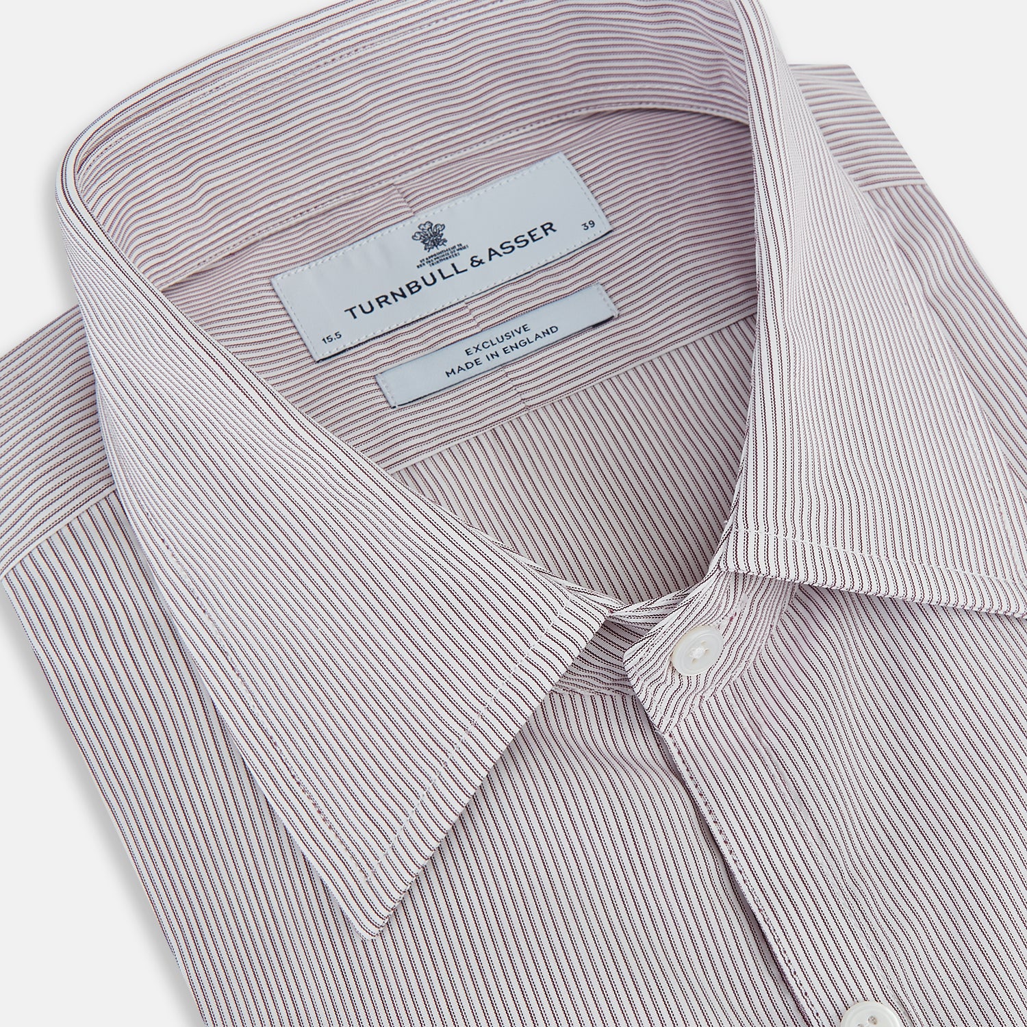 View 2 of product Burgundy Ripple Double Pinstripe Westminster Shirt 15