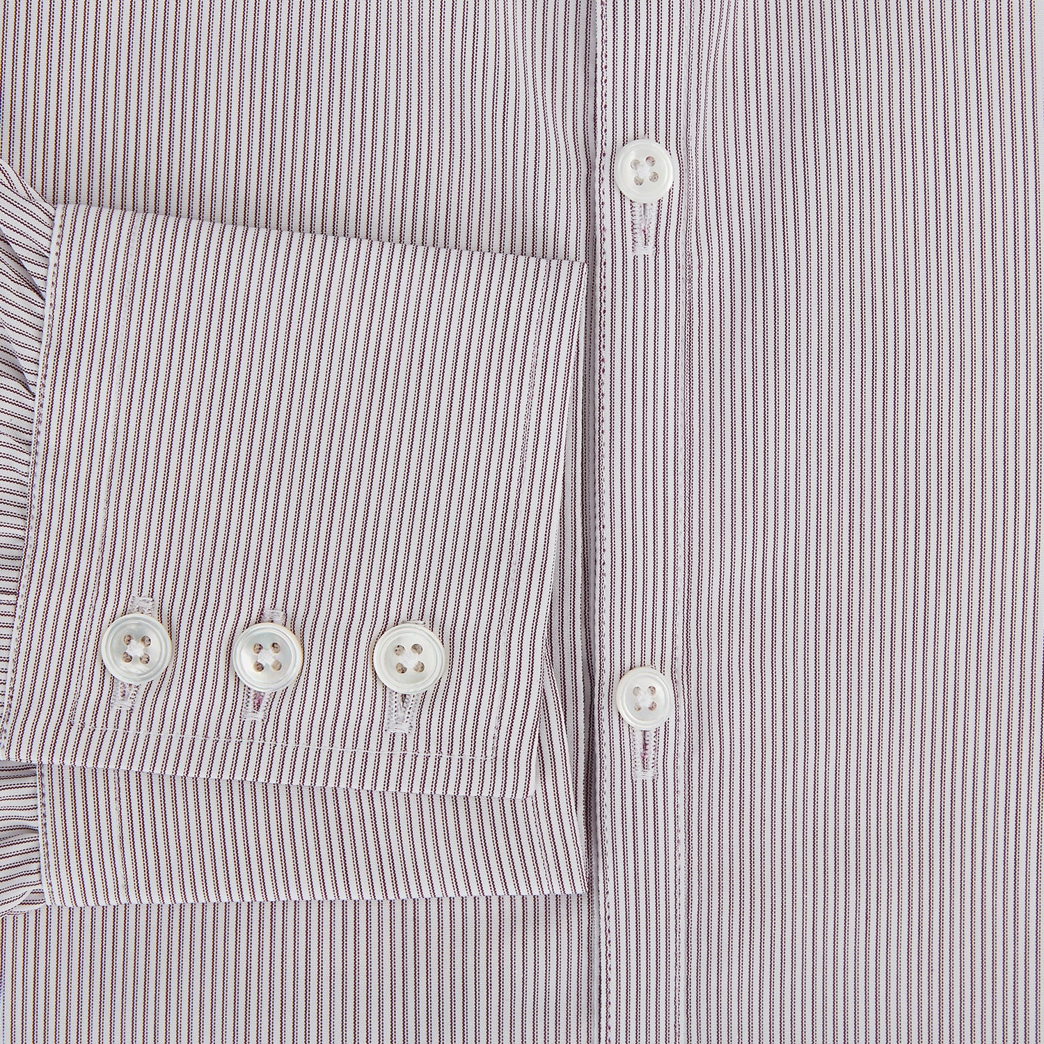 View 4 of product Burgundy Ripple Double Pinstripe Westminster Shirt 15