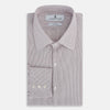 View 5 of product Burgundy Ripple Double Pinstripe Westminster Shirt 15