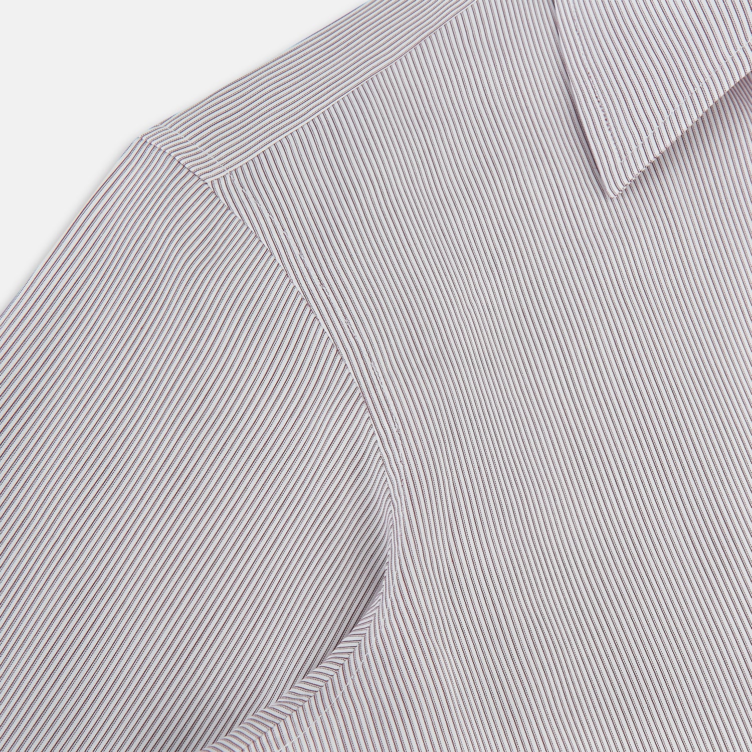 View 6 of product Burgundy Ripple Double Pinstripe Westminster Shirt 15