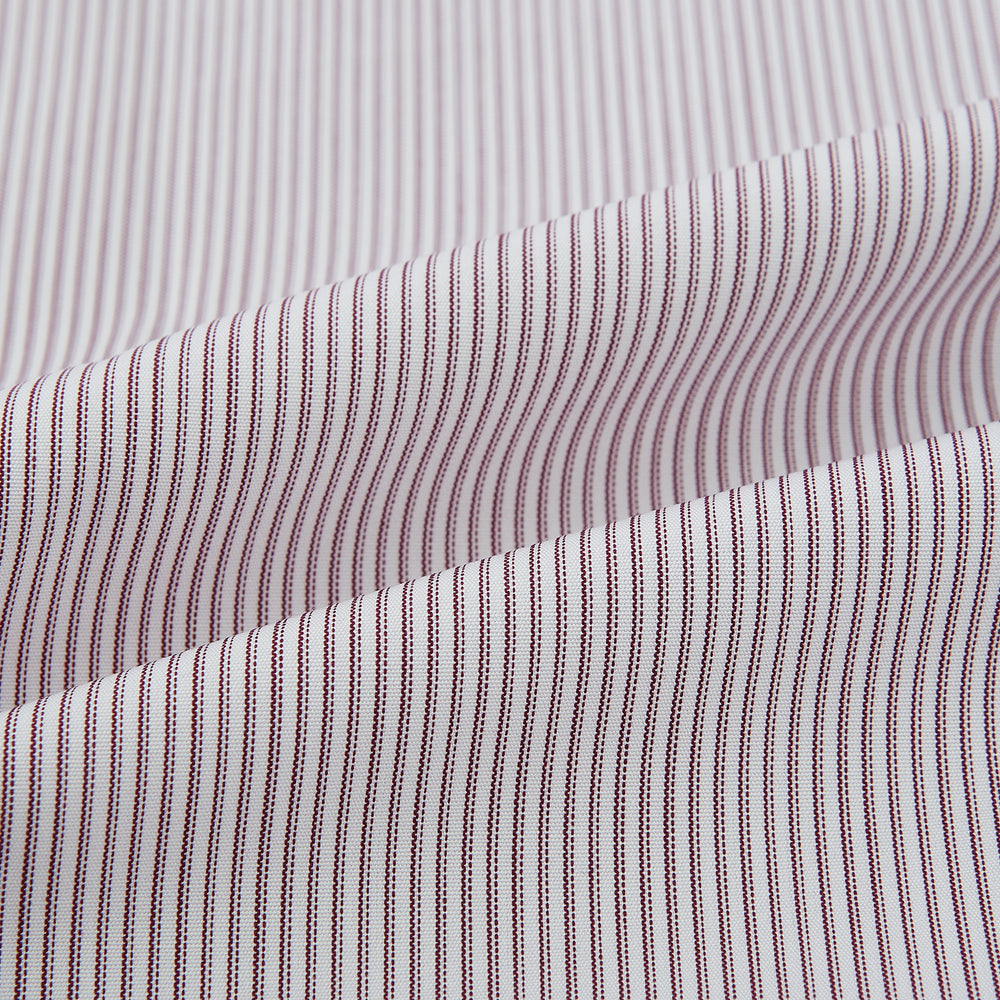 Burgundy Ripple Double Pinstripe Westminster Shirt 15