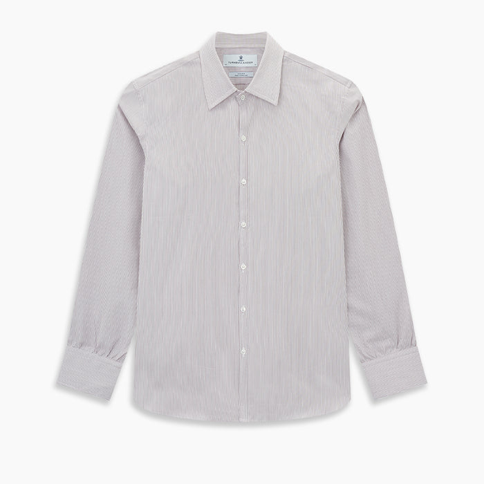 Burgundy Ripple Double Pinstripe Westminster Shirt Image 8