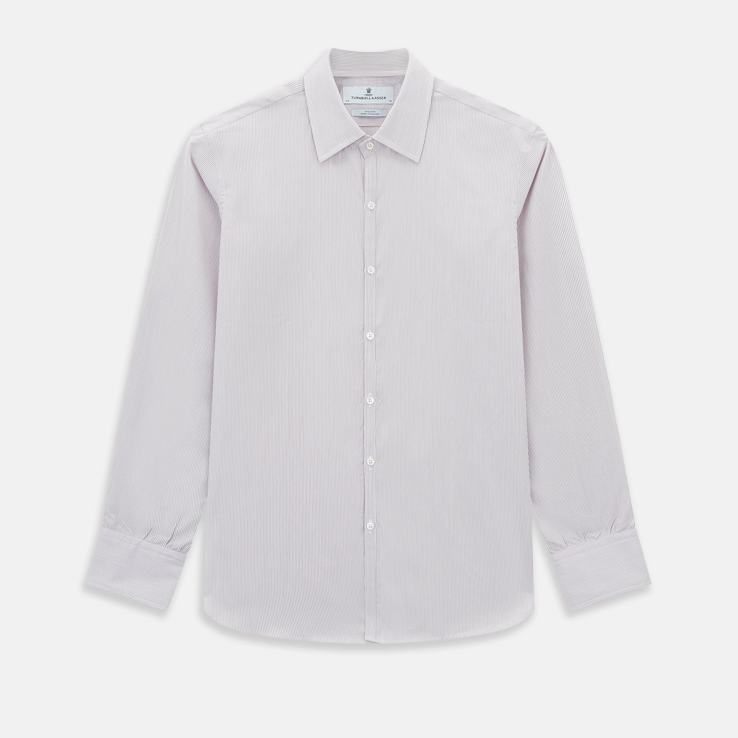 View 1 of product Lilac Ripple Double Pinstripe Westminster Shirt 16.5