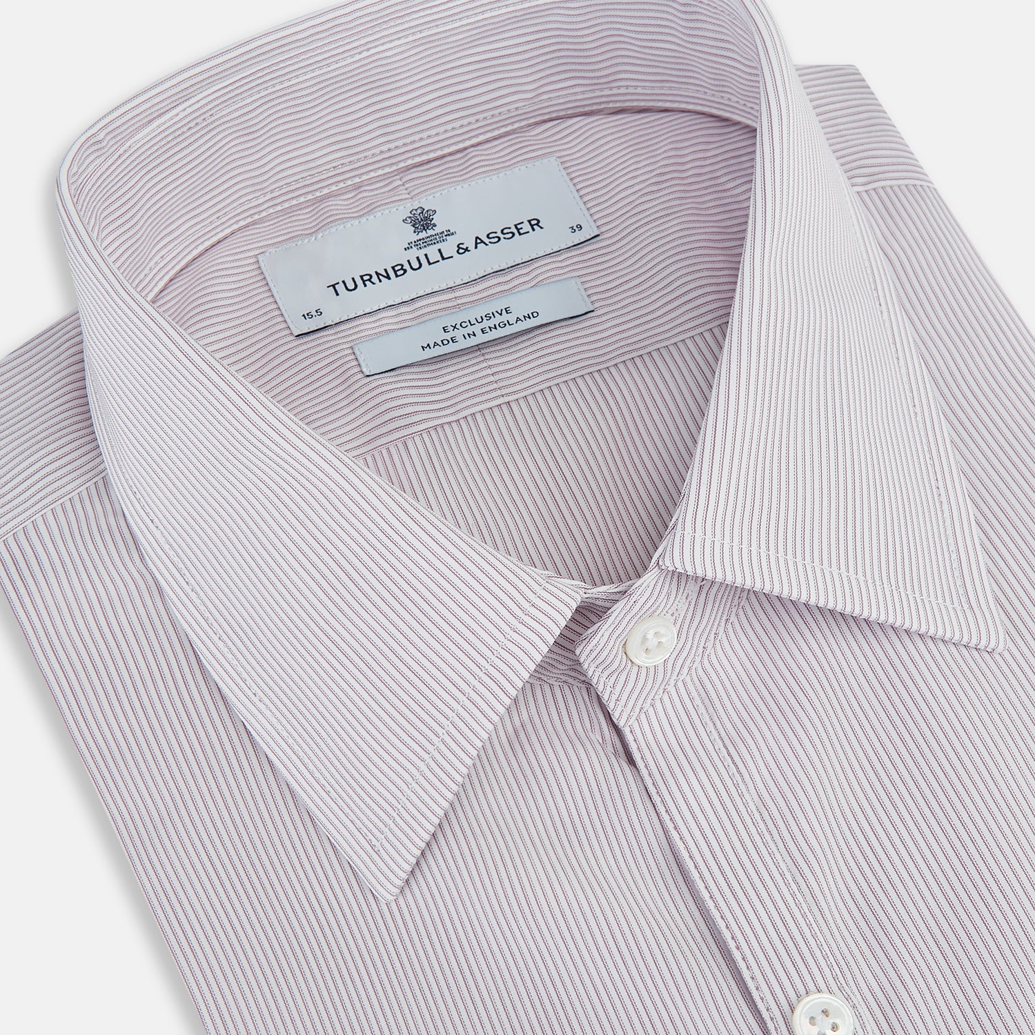 View 2 of product Lilac Ripple Double Pinstripe Westminster Shirt 16.5