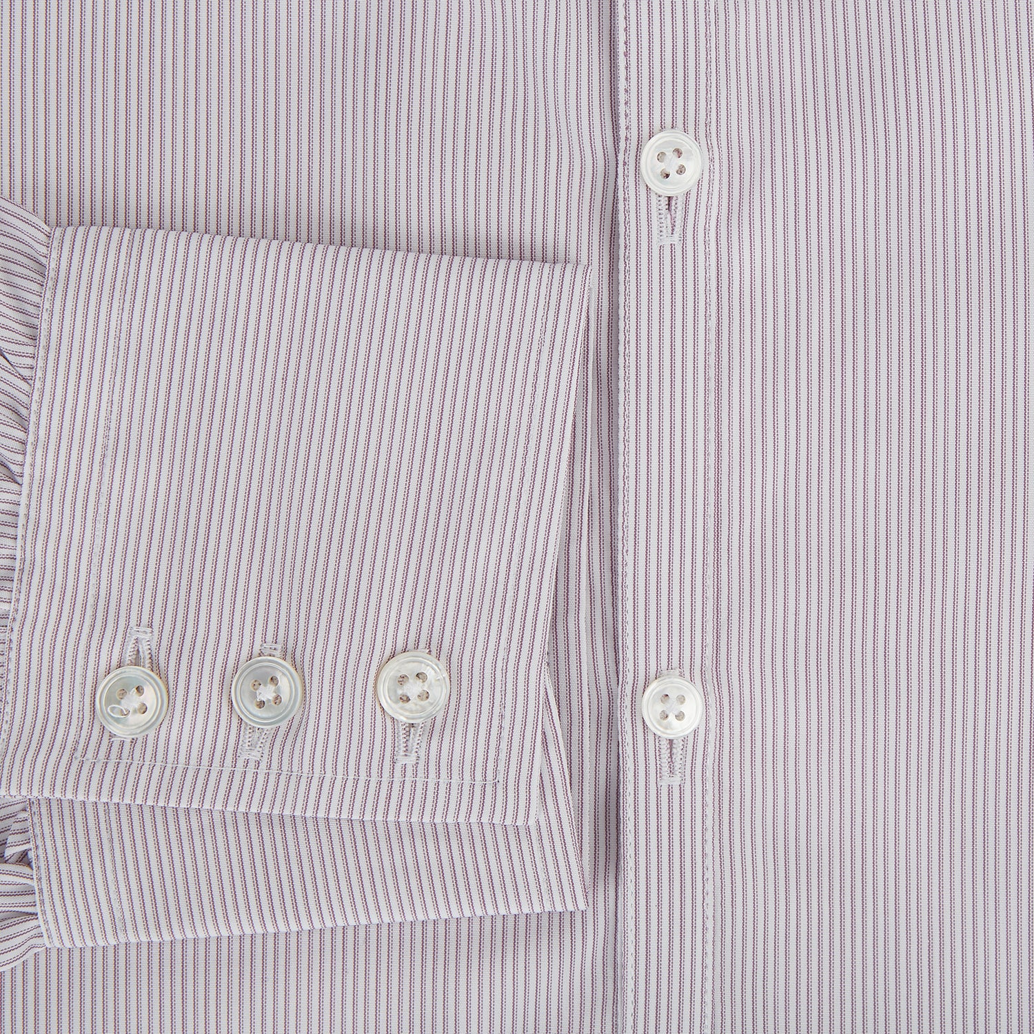 View 4 of product Lilac Ripple Double Pinstripe Westminster Shirt 16.5