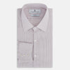 View 5 of product Lilac Ripple Double Pinstripe Westminster Shirt 16.5