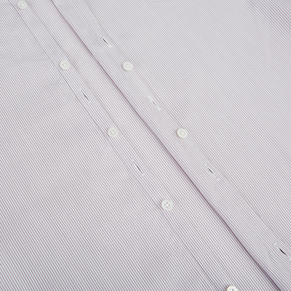Lilac Ripple Double Pinstripe Westminster Shirt 16.5