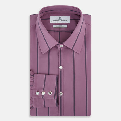 turnbull and asser dress shirts Turnbull Asser Dress Shirt Mens Blue 17-43 cm Striped Cotton French Cuff England