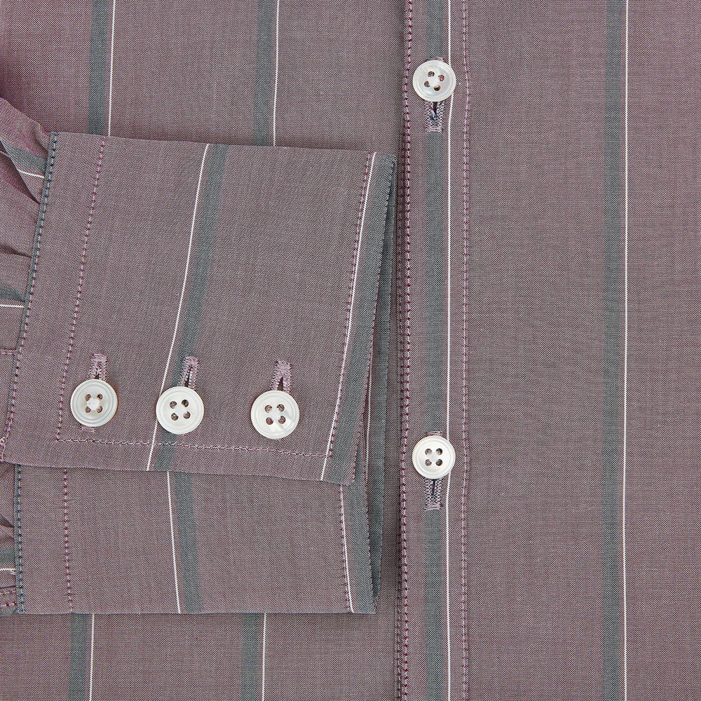 Cerise Red Track Stripe Westminster Shirt 19