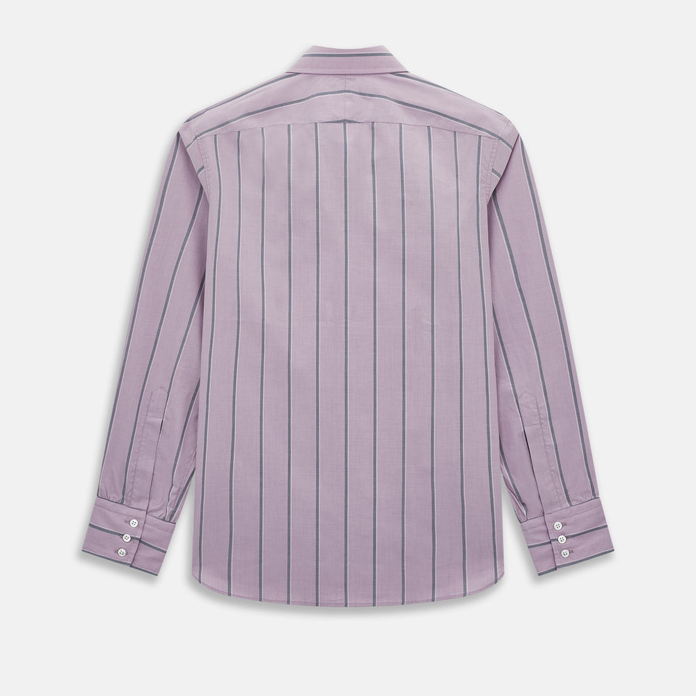 Lilac Track Stripe Westminster Shirt 19