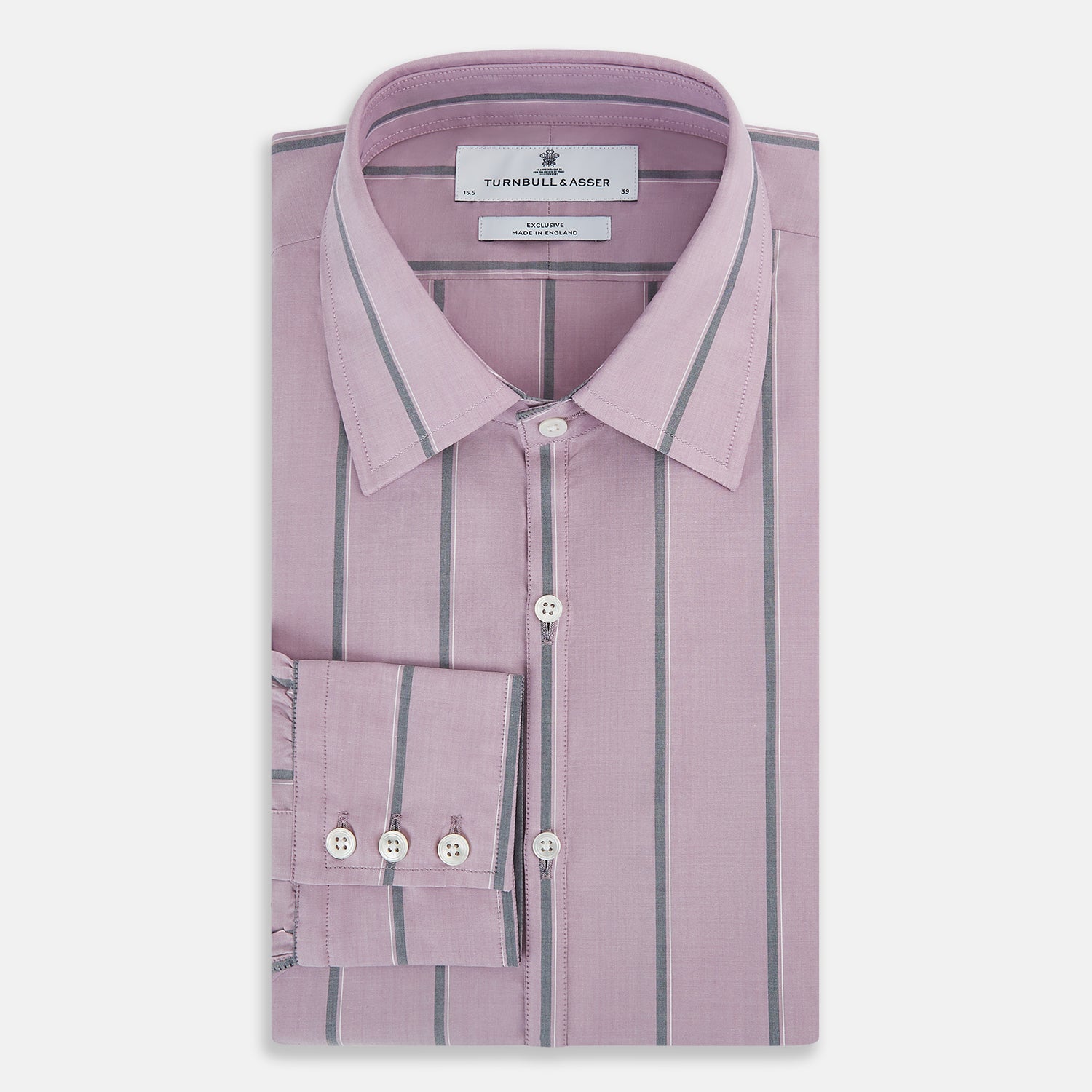View 5 of product Lilac Track Stripe Westminster Shirt 19