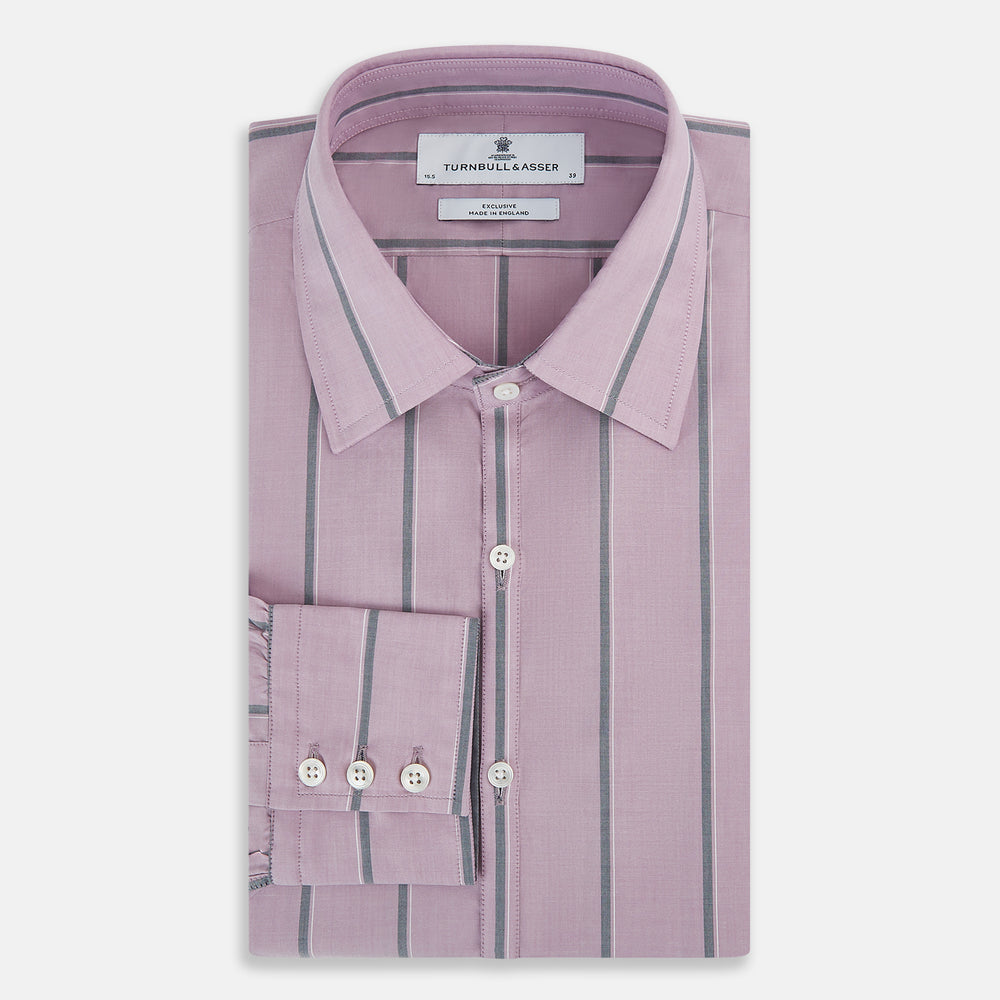 Lilac Track Stripe Westminster Shirt 19