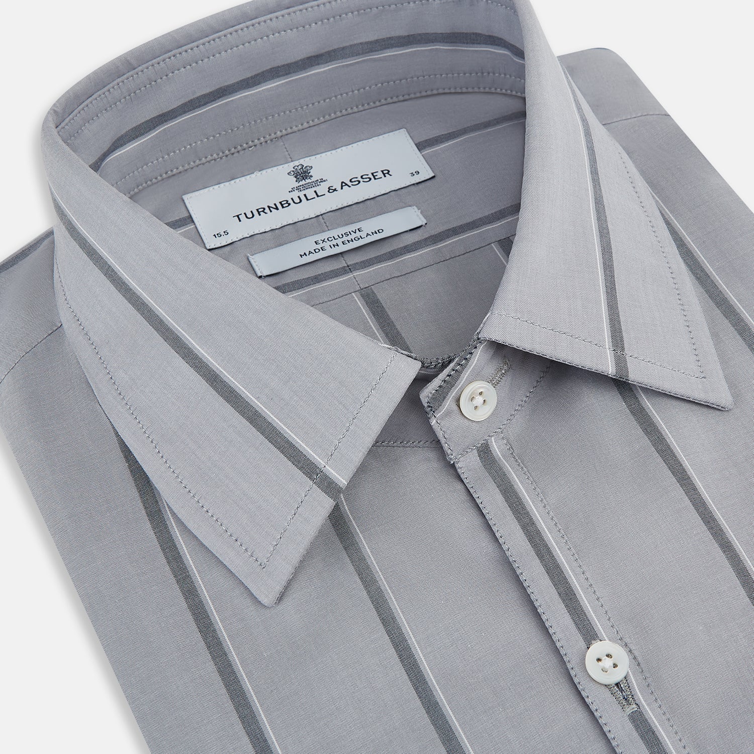 View 2 of product Light Grey Track Stripe Westminster Shirt 19