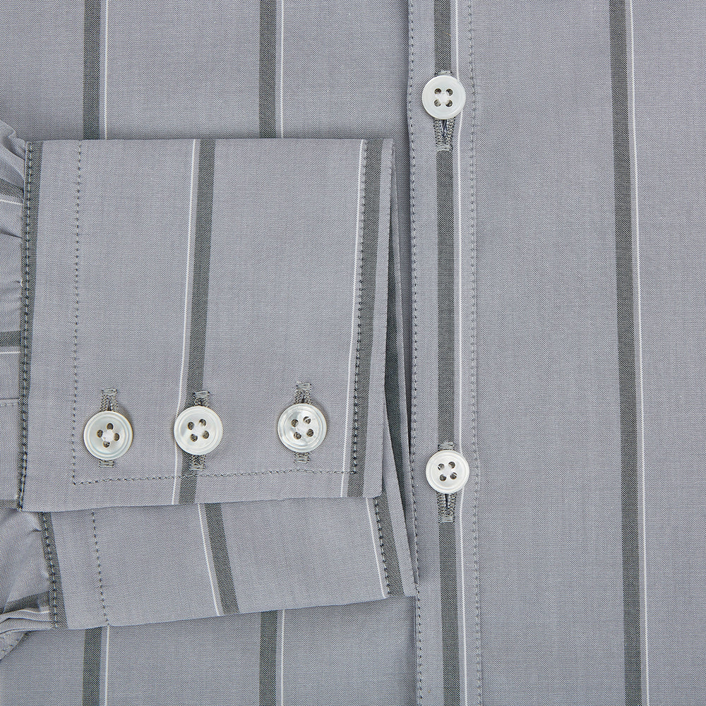 Light Grey Track Stripe Westminster Shirt 19