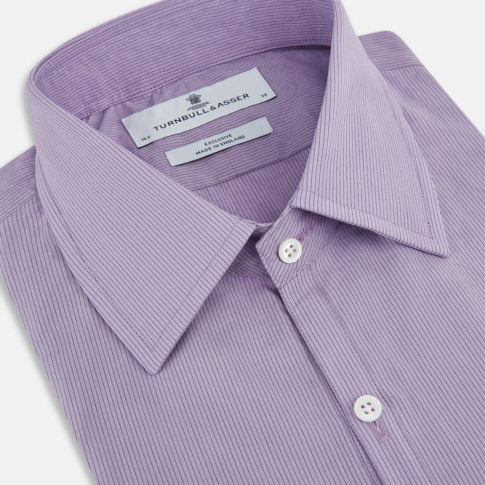 Lilac Pinstripe Westminster Shirt 19