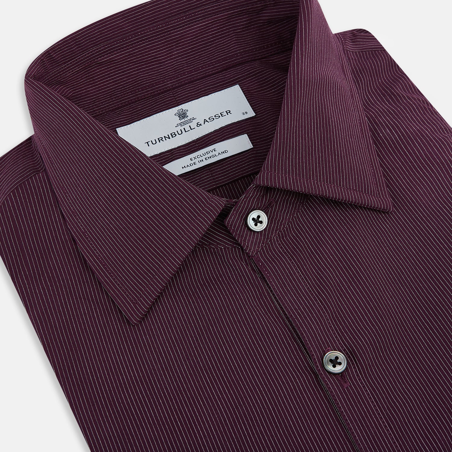 Image 2 of product Burgundy Pinstripe Westminster Shirt 19