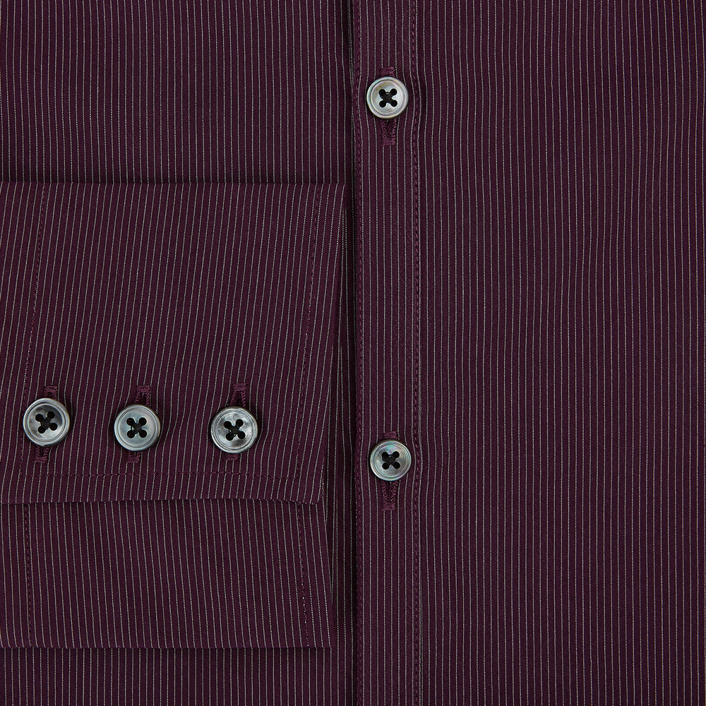 Burgundy Pinstripe Westminster Shirt 19