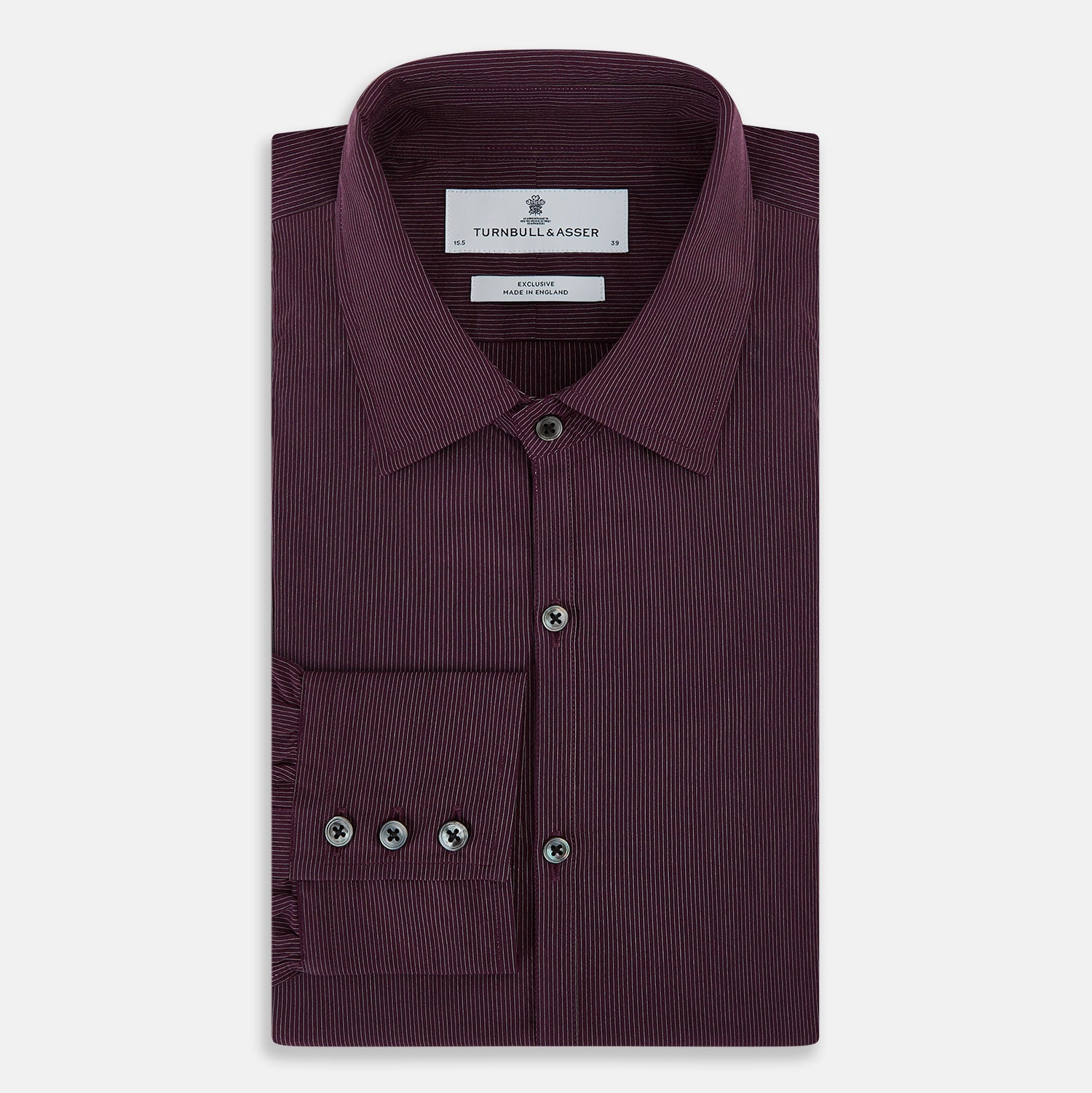 Image 5 of product Burgundy Pinstripe Westminster Shirt 19