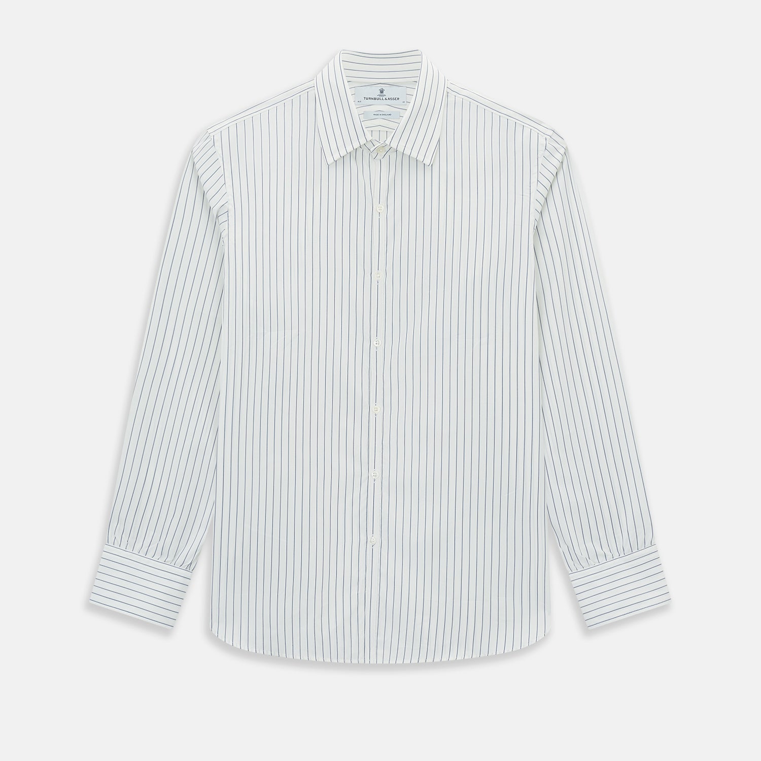 View 1 of product Navy Double Pencil Stripe Westminster Shirt 15