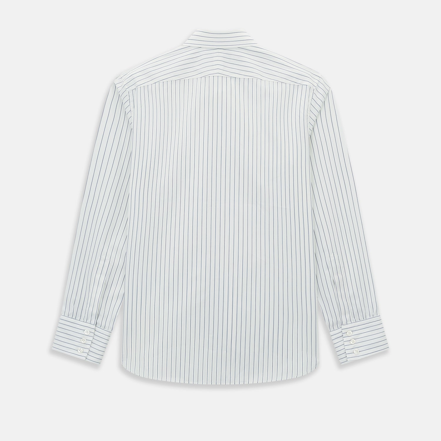 View 3 of product Navy Double Pencil Stripe Westminster Shirt 15