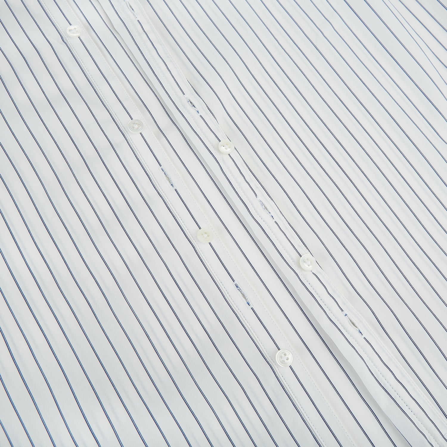 View 7 of product Navy Double Pencil Stripe Westminster Shirt 15