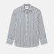 Striped Navy on White Windsor Regular Fit Shirt in Cotton