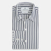 View 5 of product Striped Navy on White Windsor Regular Fit Shirt in Cotton