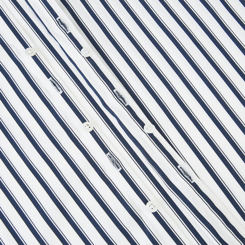 Striped Navy on White Windsor Regular Fit Shirt in Cotton