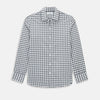 View 1 of product Windsor Bold Chequered Navy on White Regular Fit Shirt in Cotton