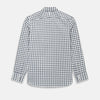View 3 of product Windsor Bold Chequered Navy on White Regular Fit Shirt in Cotton
