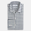 View 5 of product Windsor Bold Chequered Navy on White Regular Fit Shirt in Cotton