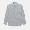 View 1 of product Chequered Navy on White Windsor Regular Fit Shirt in Cotton