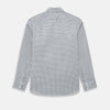 View 3 of product Chequered Navy on White Windsor Regular Fit Shirt in Cotton