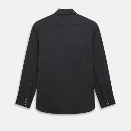 SHIRTS RF WINDSOR OPEN CLR 3BC CHARCOAL MELANGE PL Image 2