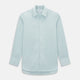 Sage Micro-Tattersall Check Windsor Shirt 16