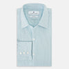 View 5 of product Turquoise Micro-Tattersall Check Windsor Shirt 15.5
