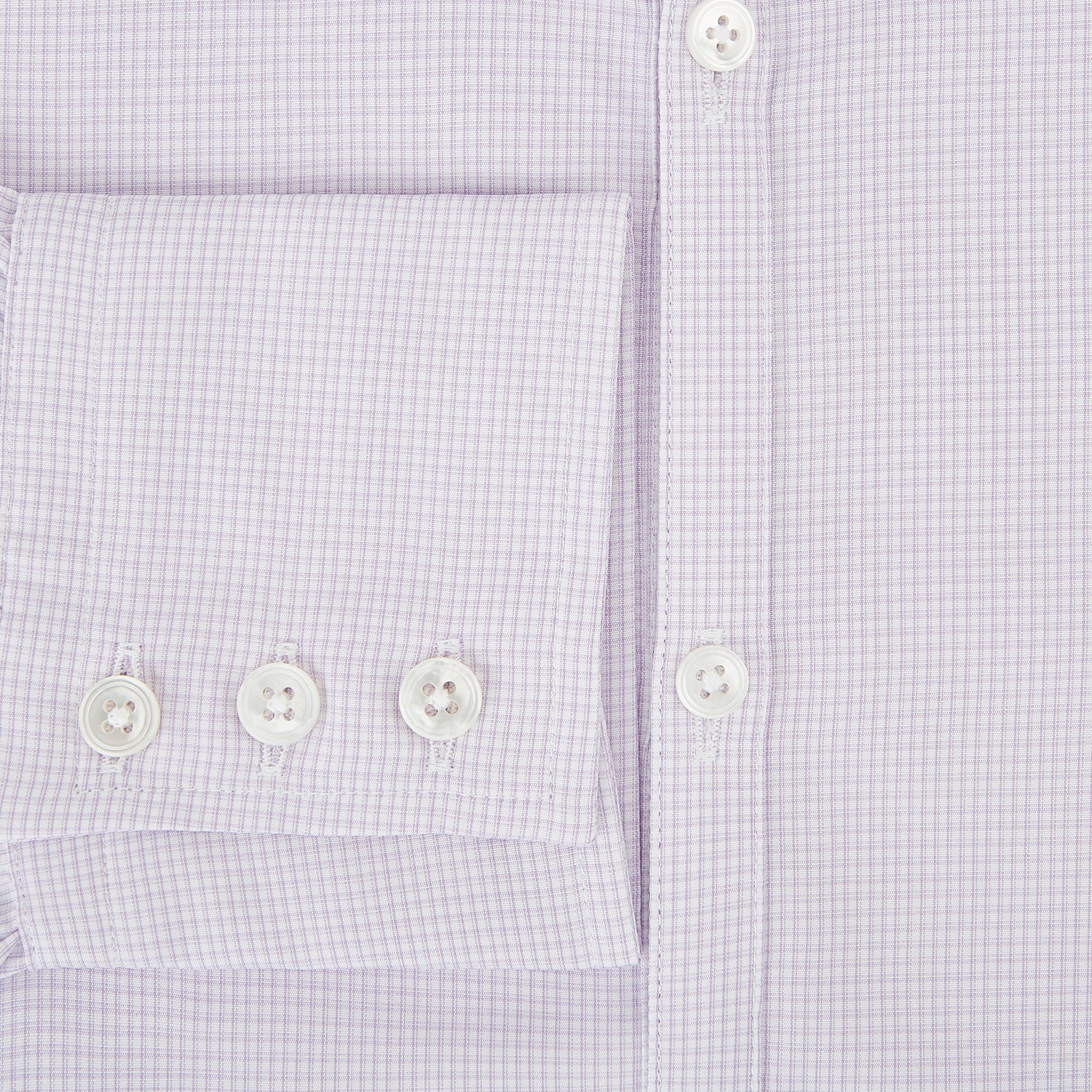 View 4 of product Pale Pink Micro-Tattersall Check Windsor Shirt 17.5