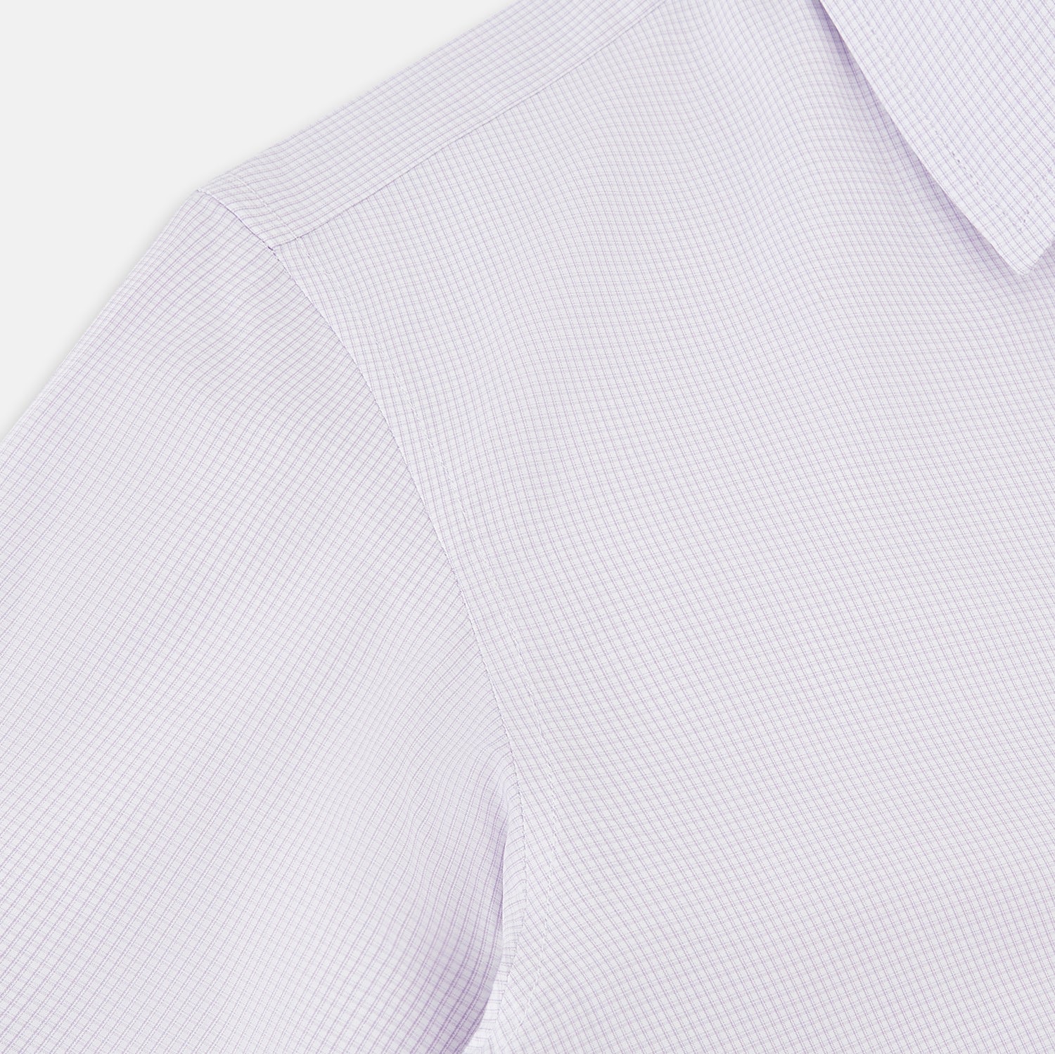 View 6 of product Pale Pink Micro-Tattersall Check Windsor Shirt 17.5